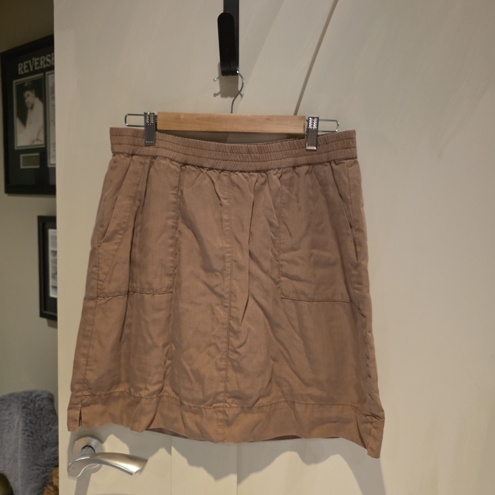 Renuar Linen Women's Skort - Elastic Waist